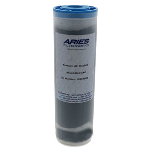 Aries AF-10-2900 Deionization Cartridge DI-4 Mixed Bed GAC Filter