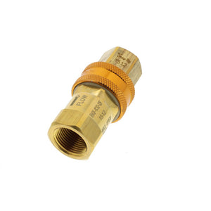 T&S Brass AG-5D Gas Appliance Connectors, Quick Disconnect, 3/4"