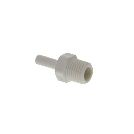 John Guest Stem Adapter Polypro  - 1/4 x 1/4 NPTF