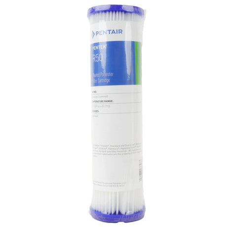 9-3/4" Pentek R50 Pleated Polyester 50 Mic Filter