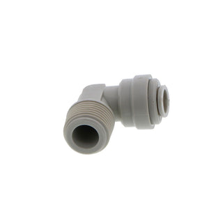 DMfit Elbow Male Connector - 5/16 Push-in x 3/8 NPTF
