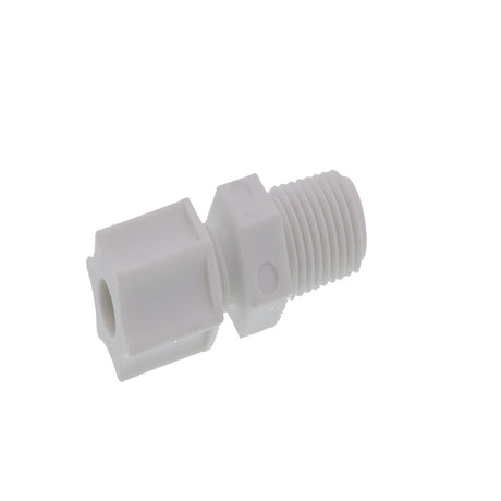 JACO 10-4-4-P-O Polypropylene Male Connector 1/4 OD Tube x 1/4 MPT