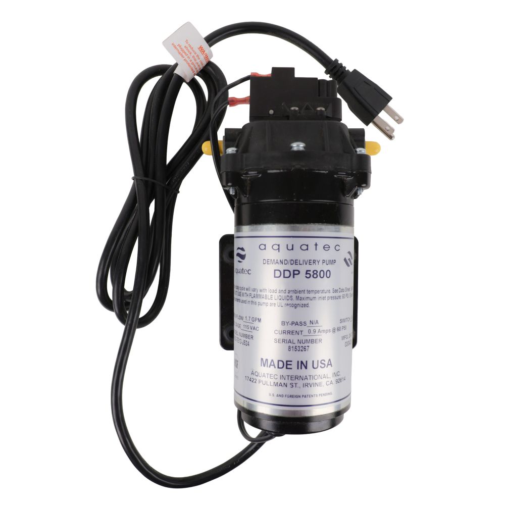 Aquatec 5853-7E12-J524 Pump 1.7 GPM, 3/8"JG, 115V