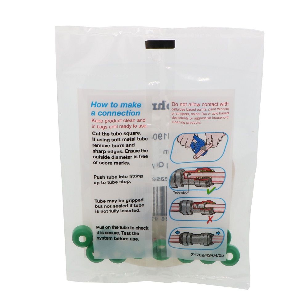 John Guest Collet Cover - 4mm, 5/32 OD Green