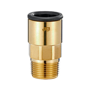 John Guest Lead-Free ProLock Brass Male Connector NPT - 3/4 CTS x 1 NPT