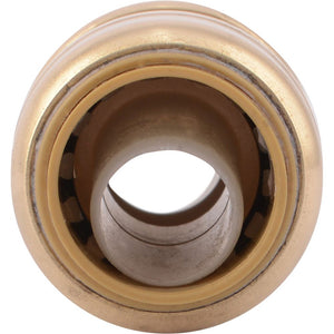 SharkBite® U008LF Lead-Free Brass Push-to-Connect Coupling - 1/2" x 1/2"