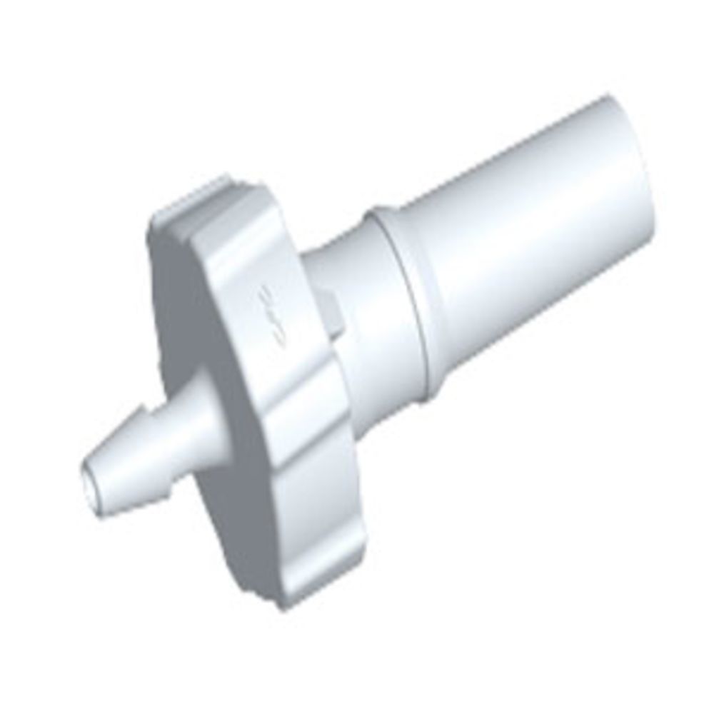 SLM2130 Luer Fitting White Nylon Male Slip Luer X 1/16 HB