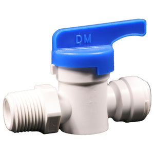 NeoFit - Polypropylene Male Ball Valve 3/8" x 3/8" NPTF - Bulk Pack [300]