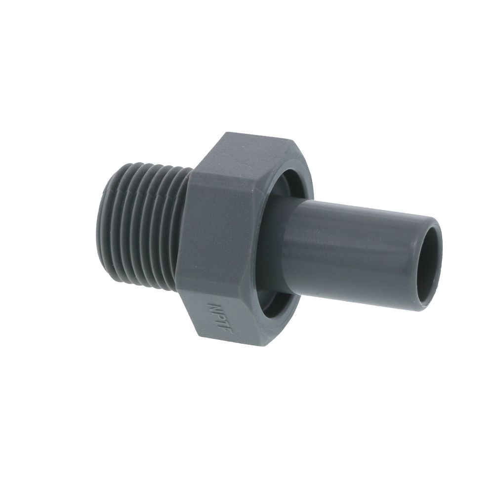 John Guest Stem Adapter BSPT - 1/2 x 1/2  BSPT
