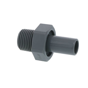 John Guest Stem Adapter BSPT - 1/2 x 1/2  BSPT