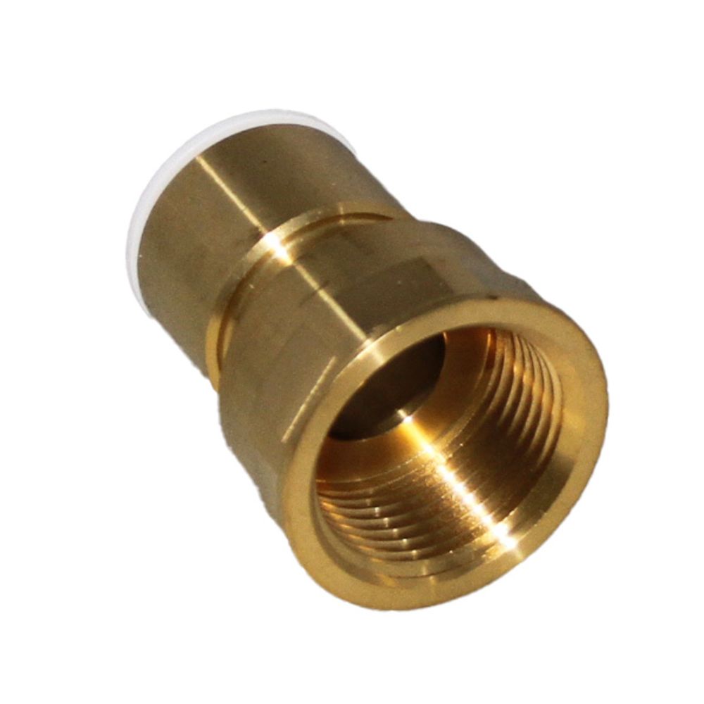 John Guest Lead Free Brass Flare Female Connector - 3/8 x 1/4 FFL