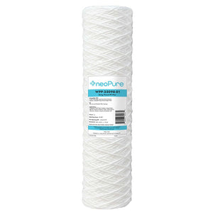 Neo-Pure WPP-25098-01 10" Surfactant Free  String Wound Filter 1 Micron