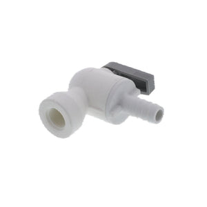 Parker Liquifit Par-Barb Valve Female Elbow - 3/8 ID Barb x 1/4 FPT