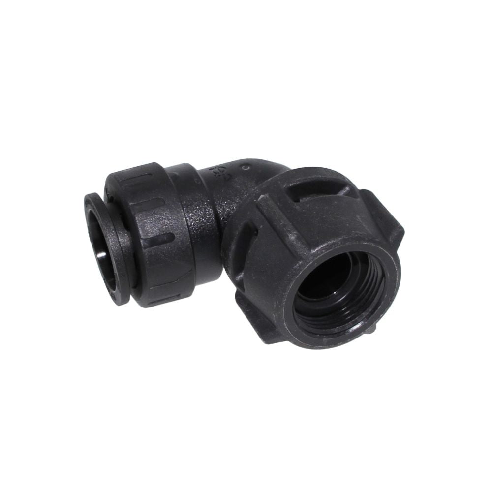 John Guest ProLock Female Elbow Connector NPS - 1 CTS x 1-1/4 NPS