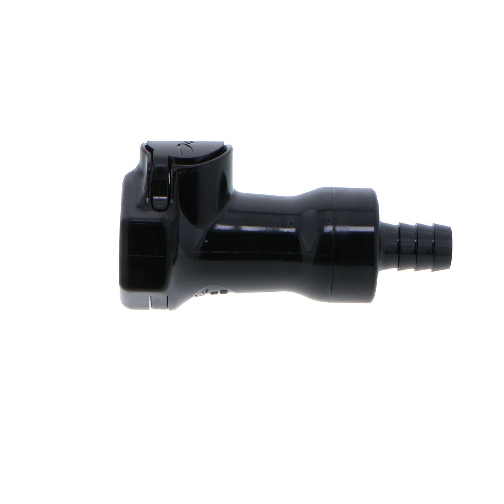 HFCD17657 Valved In-Line Hose Barb Coupling Body  3/8 ID Barb