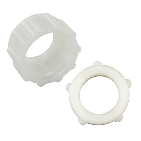 Nylon Garden Hose Nut With TPE Washer - 3/4 FGHT