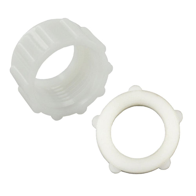 Nylon Garden Hose Nut With TPE Washer - 3/4 FGHT