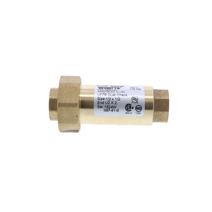Watts LF7RU2-2 Lead Free Dual Check Valve 1/2 Union FPT x 1/2 FPT