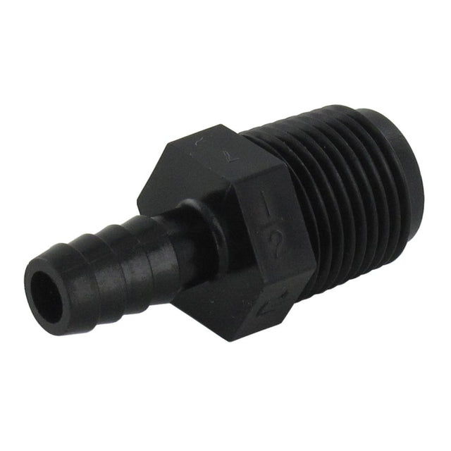 Male Barb Connector PE - 3/8 ID Barb x 1/2 MNPT