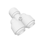 NeoFit - Acetal White Two Way Divider 3/8" in x 1/4" out