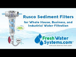 Rusco/Vu-Flow Stainless Steel Filter Screens for Sed. Trappers/Sand Separators - 60 mesh [254 mic] for 2" Sediment Trapper