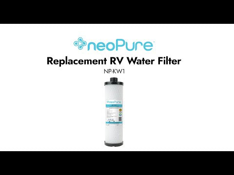 WaterPur™ & Clear Choice™ KW1 Replacement RV Water Filter by Neo-Pure NP-KW1