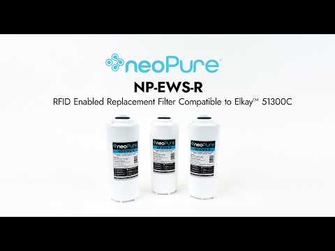 neoPure NP-EWS-R RFID Enabled Replacement Filter Compatible to Elkay™ 51300C