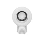 NeoFit - Acetal Natural White Male Elbow 1/4"tube x 1/8"NPTF