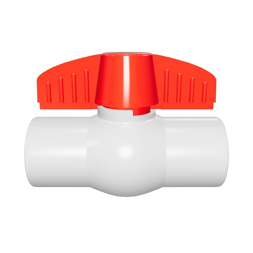 Schedule 40 PVC Molded-In-Place Ball Valve 3/4" FPT