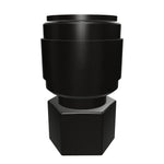NeoFit - Acetal Black Female Adapter 3/8" tube x 1/4"NPTF - Flat Type