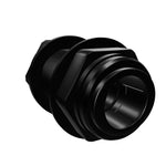 NeoFit - Acetal Black Bulkhead Connector 1/2" tube