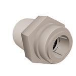 NeoFit - Acetal Gray Male Connector- 3/8"tube x3/8"NPTF