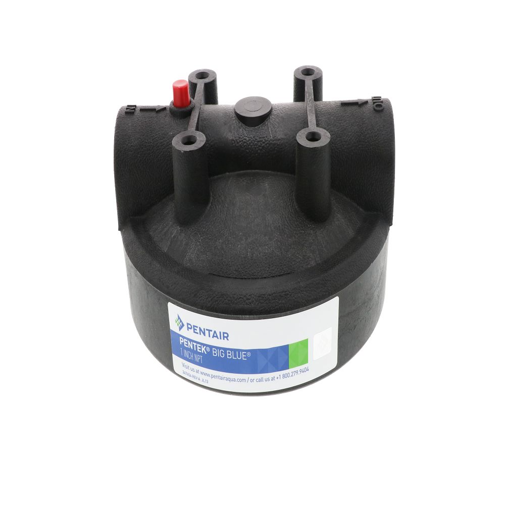 Pentek Black HFPP Cap w/ PR for Big Blue Housings