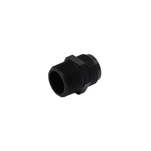 Male Garden Hose Adapter 3/4 MHT x 3/4 MNPT, Black Polypropylene