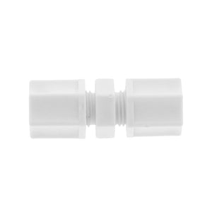 JACO 15-5-P-PG Polypropylene Union Connector 5/16 OD Tube x 5/16 OD Tube