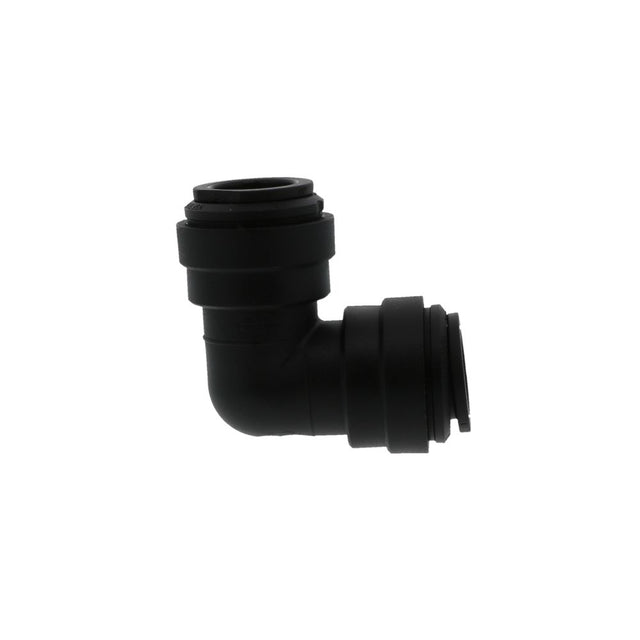 John Guest Union Elbow Black Polypropylene  - 1/2