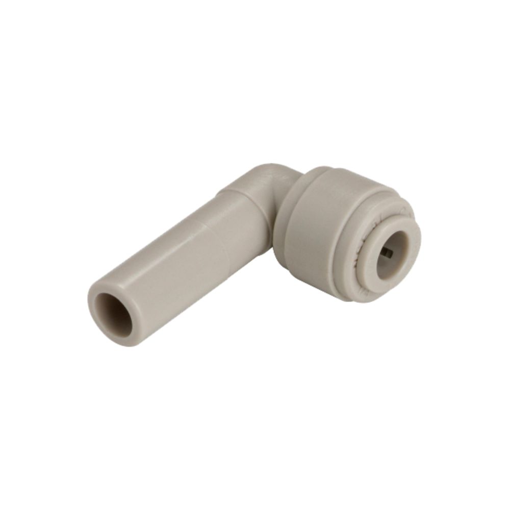 NeoFit - Acetal Gray Stem Elbow 8mm [5/16"] tube x 1/4" stem