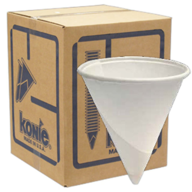 Konie Liquor Bottle Cap and Sample Cup 1.5 oz Rolled Rim Case of 5000