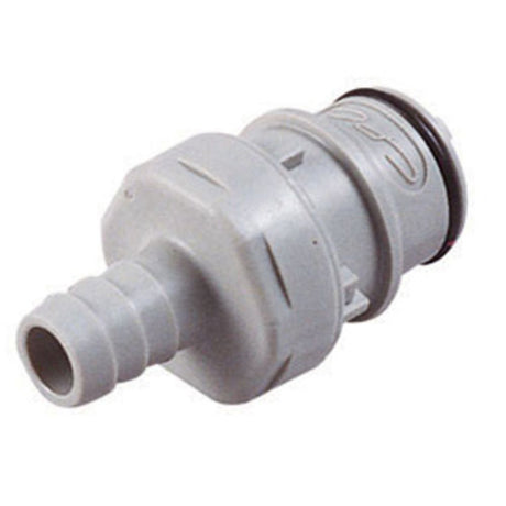 62700 NSF Valved In-Line Hose Barb Coupling Insert 3/8 ID Barb