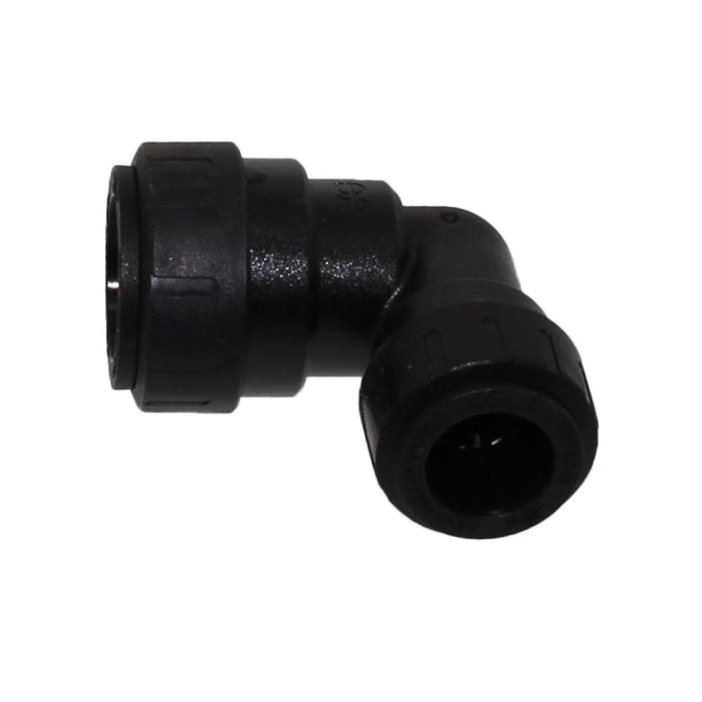 John Guest ProLock Black Union Elbow - 1/2 CTS