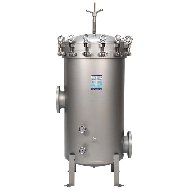 Neo-Pure SBMJ8-304L-8FL Multi-Cartridge Jumbo Filter Housing with Swing Bolts