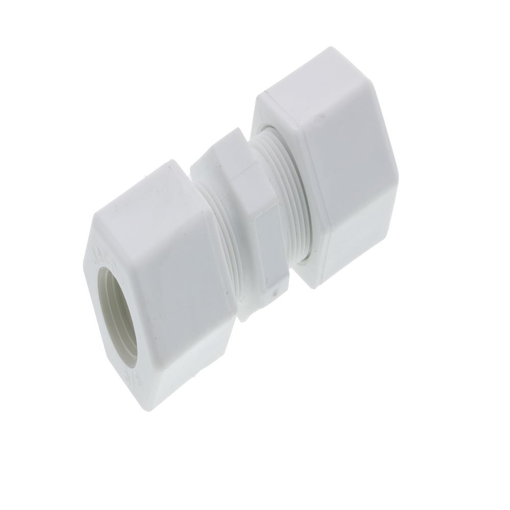 JACO 15-14-P-PG Polypropylene Union Connector 7/8 OD Tube x 7/8 OD Tube