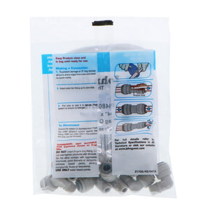 John Guest Fixed Elbow NPTF - 1/4 x 1/8  NPTF