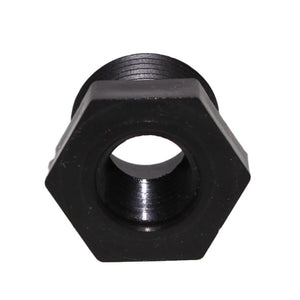 Bushing 1/2" MNPT x 1/8" FNPT - Polypropene Black