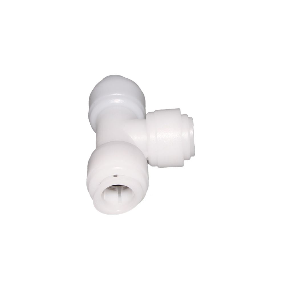 NeoFit - Acetal Natural White Union Tee- 3/8" tube