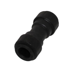 John Guest ProLock Black Reducing Coupler - 1/2 CTS x 3/8 CTS