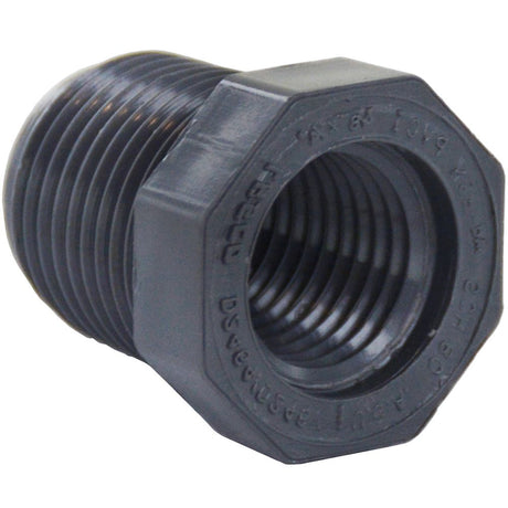 Schedule 80 PVC Reducer Bushing 3/8" MIP x 1/4" FIP