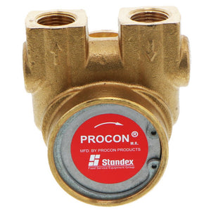 Procon Pump NSF Brass 100 GPH 3/8" NPT w/ .188" Double Flat Drive [Clamp-on]