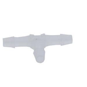 FitQuik Polypropylene Union Tee Barb Fitting - 1/4 ID x 1/4 ID x 1/4 ID