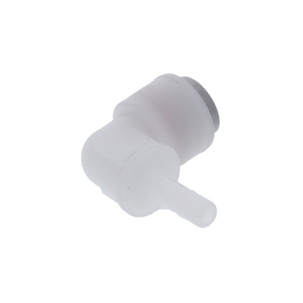 Kynar PVDF Tube Elbow Union Stem - 3/8 x 1/4